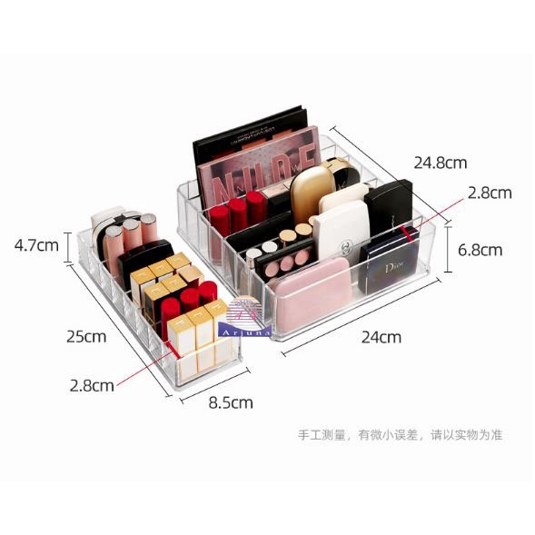 Rak AKRILIK Penyimpanan Lipstick Rak Organizer