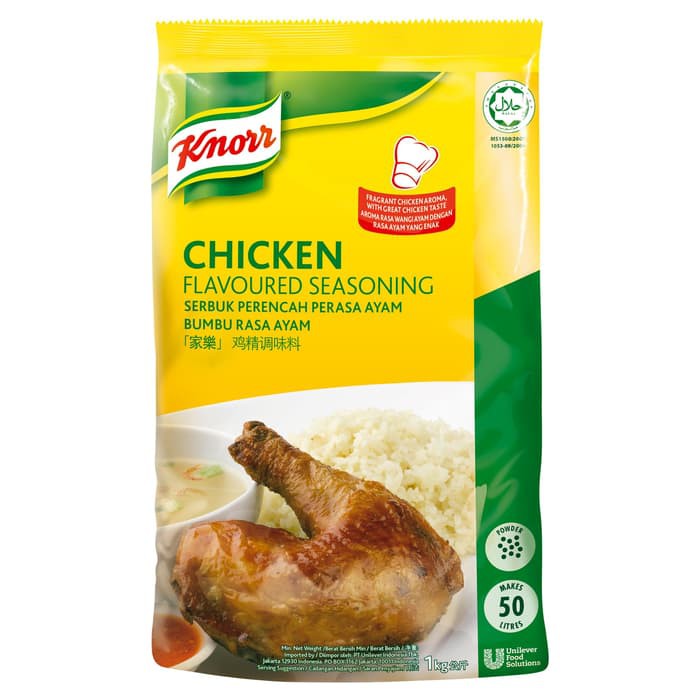 

Knorr Chicken Powder 1kg Kaldu Ayam Bubuk