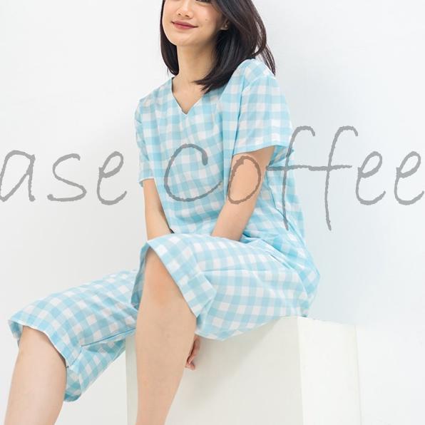 Terbaru PDK MV Baju Tidur Pajamas Piyama Katun Jepang Rayon Adem Wanita Dewasa Setelan Celana Pendek