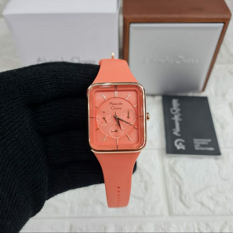 JAM WANITA ALEXANDRE CHRISTIE AC 2744 AC2744 ORANGE ORIGINAL