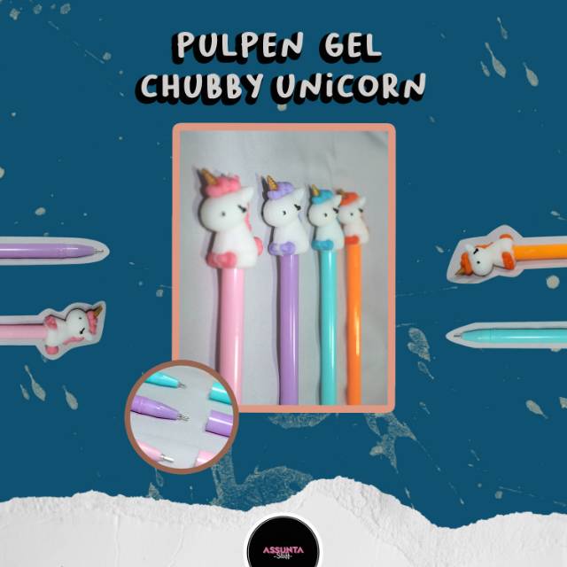 

[AS] CHUBBY UNICORN PEN GEL