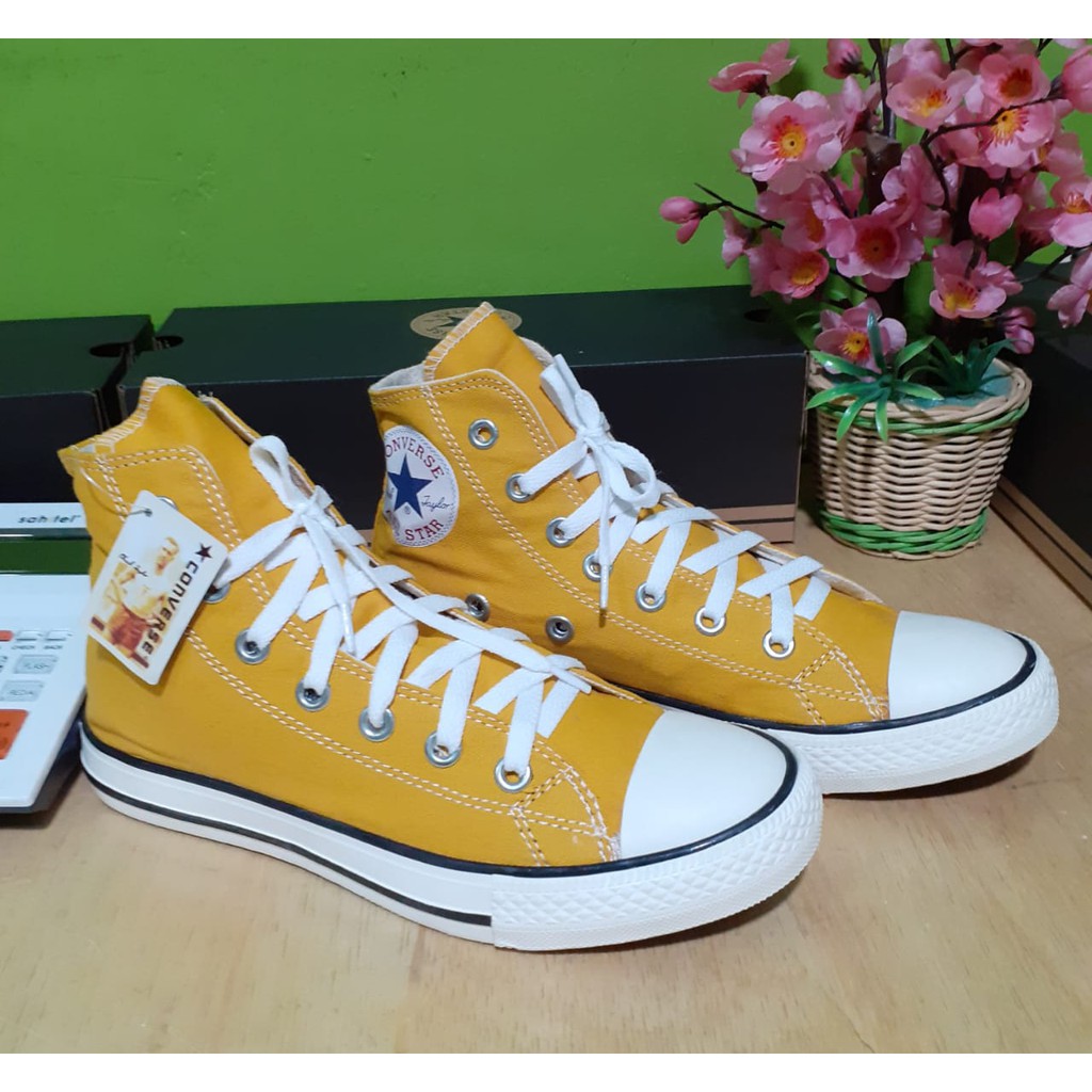 Sepatu Convers All_Star Kuning Tinggi/Boot The Best Quality sun flower hight