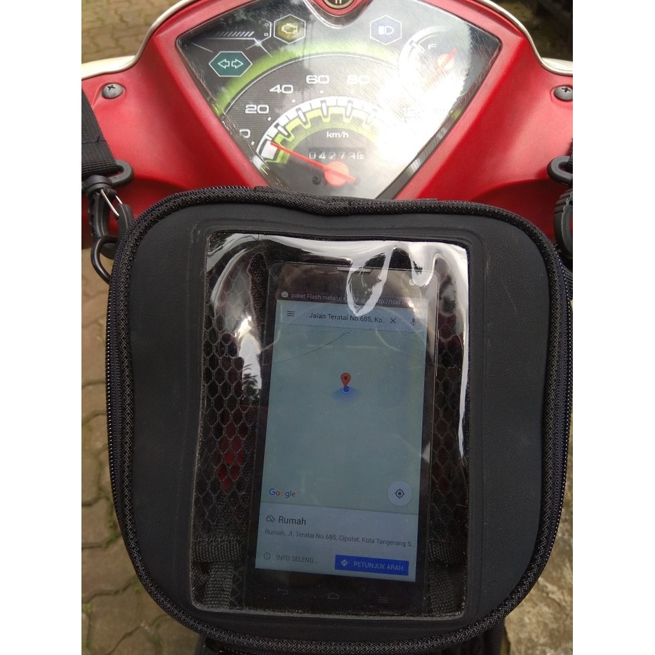 TAS MOTOR DEPAN ( DASHBAG) Belakang ( TAILBAG) GPS OJEK TERMURAH 