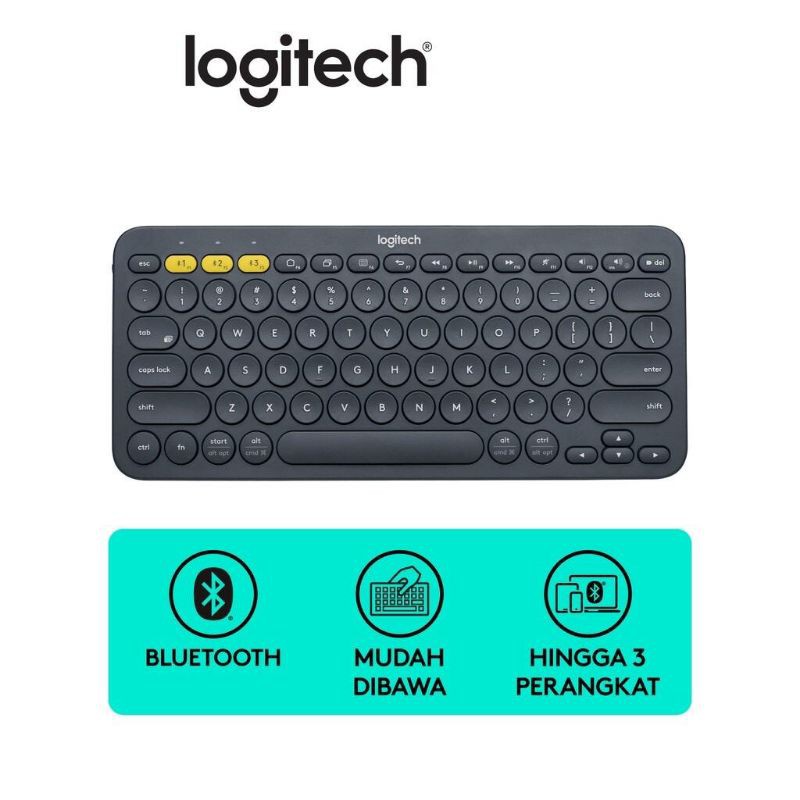 Logitech K380 K 380 Multi Device Bluetooth Keyboard - Windows, Mac, Chrome OS, Android, Ipad