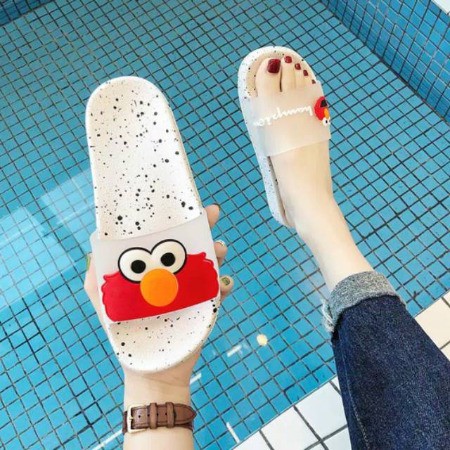 NunuLisaTan ELMO - Termurah Bayar Ditempat Sandal Sendal Baru Jelly ELMO