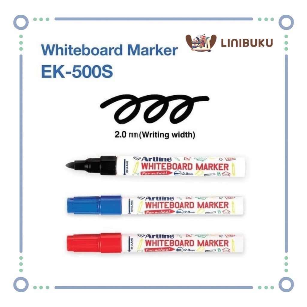 

Artline Whiteboard Marker For School - Black - ATK