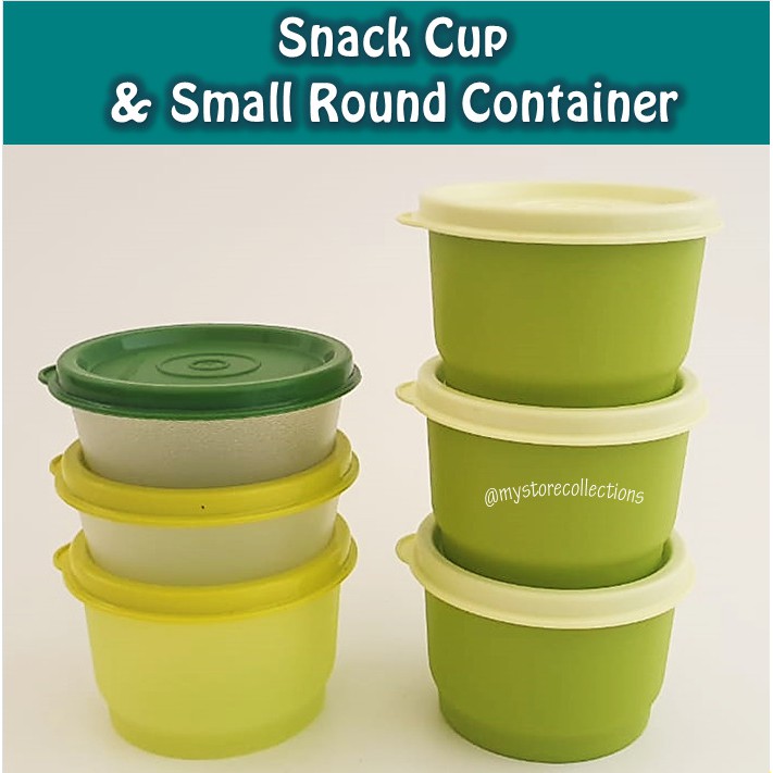 Snack Cup & Small Round Container (1 Pcs) Tupwr