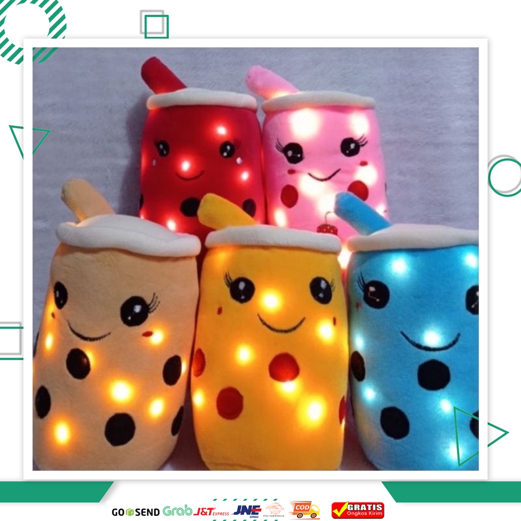 Boneka Boba Led Rainbow Mini Tepuk Nyala Termurah Harga Produsen | Boneka Viral Boneka Boba Mini Led