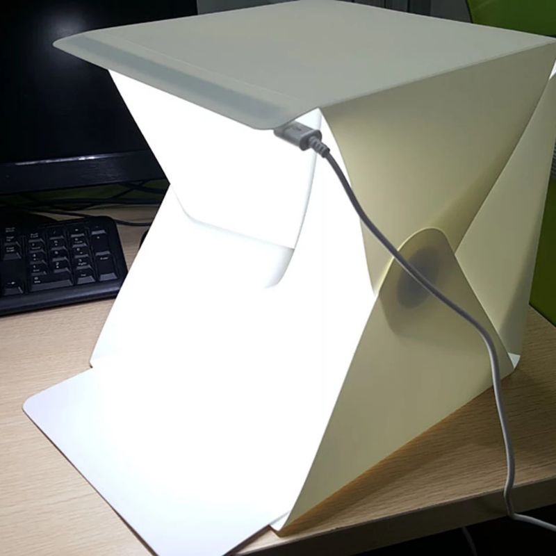 Mini Photo Studio Box Portable Dengan Led