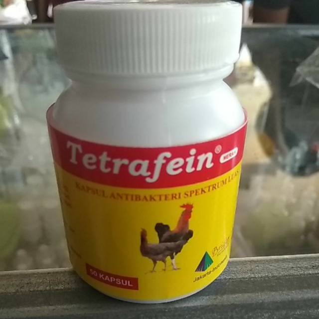 OBAT AYAM TETRAFEIN MERAH isi 50 KAPSUL