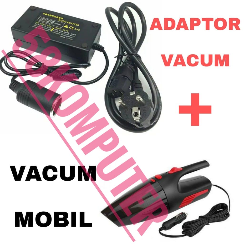 Vacuum Cleaner Penyedot Debu Mobil Karpet Kasur Alat Penyedot Debu Rumah Power 12V 120w