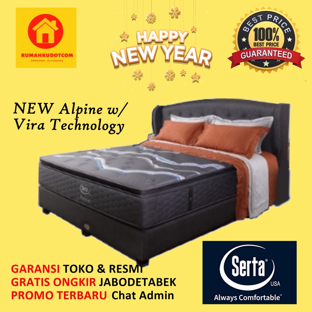 Kasur SERTA New Alpine Cool Fiber - SERTA