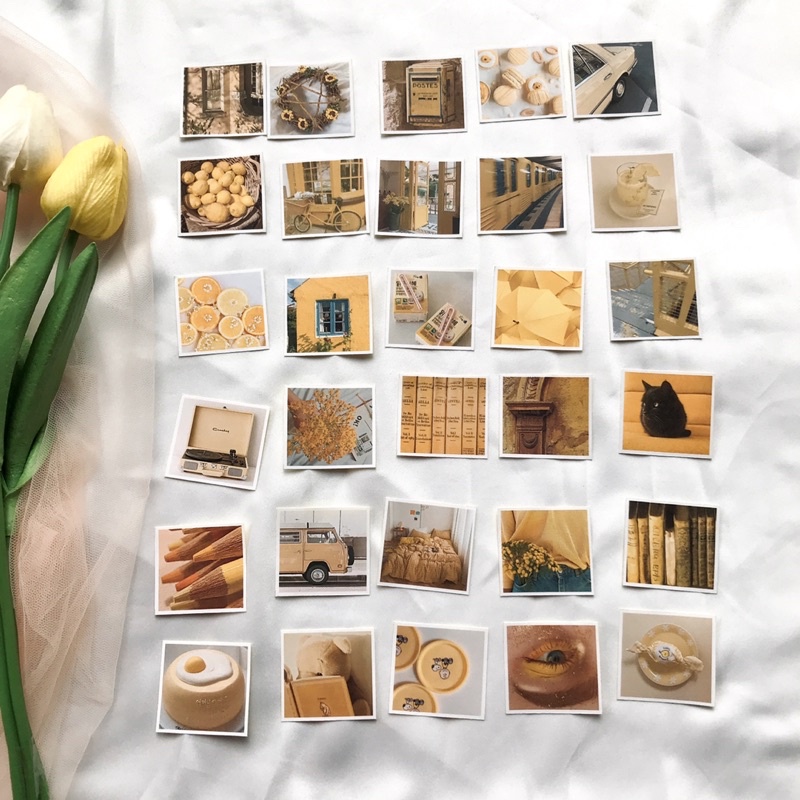 

(10 pcs) g8 sticker journal aesthetic vintage bullet journal scrapbook diy bujo sticker laptop stiker hp lucu murah