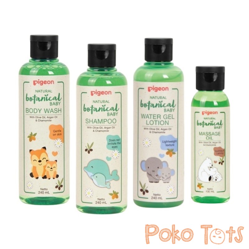 Pigeon Natural Botanical Baby Shampoo 240ml Shampo Bayi Natural 240 ml