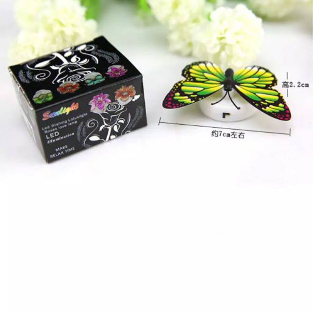 Lampu Led Kupu Kupu / Lampu Hias Dinding / Lampu Tidur Hias Butterfly