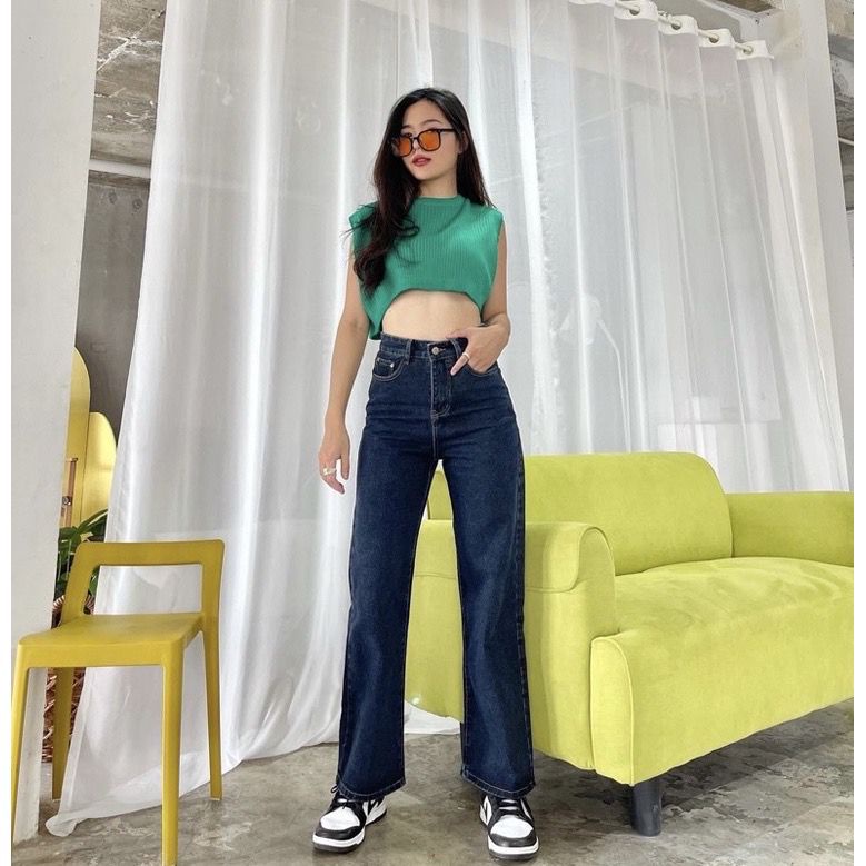 BEFAST - ZFS OOTD Wanita Celana Panjang NOBIE / HIGHWAIST HIGHWAISTED LOOSE KULOT AUTO JENJANG TINGGI / Celana Panjang / OOTD Ala Korean Style / Celana Denim Trendy / Terlaris / Celana Highwaist Kekiniaan Remaja Wanita