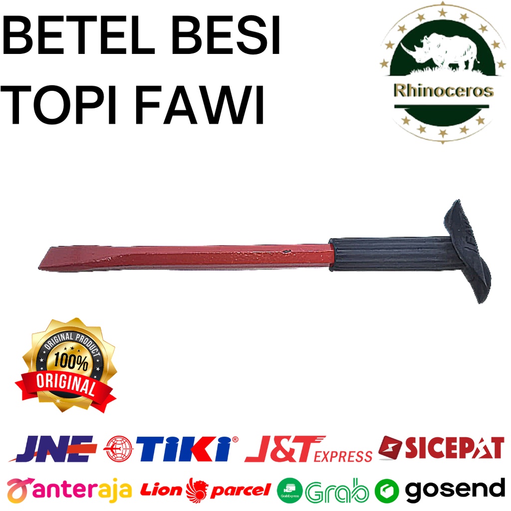 Betel Besi Topi Fawi Pahat Beton Ukuran 10 Dan 12Inch