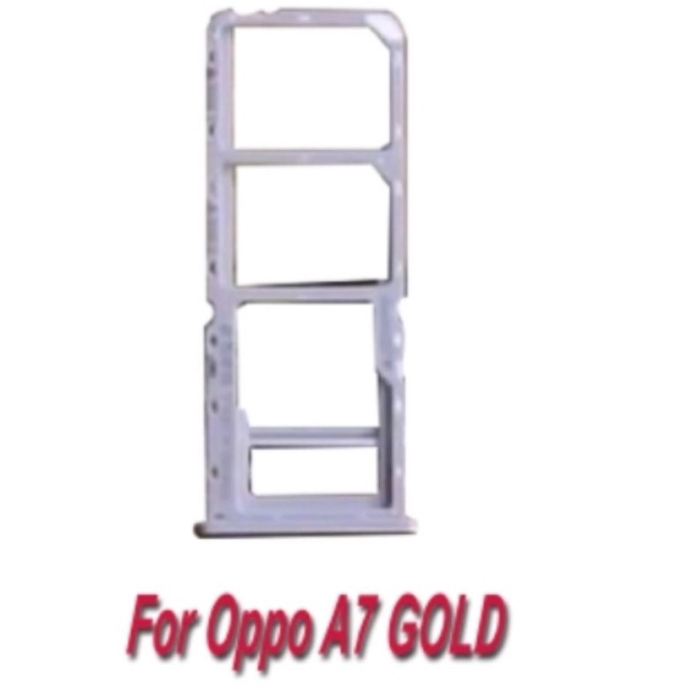 0SIMTRAY - SIMLOCK - SIM HOLDER OPPO A7 - GOLD