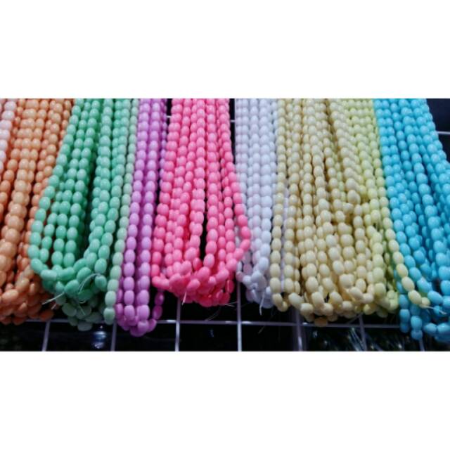 

Mutiara pastel lonjong