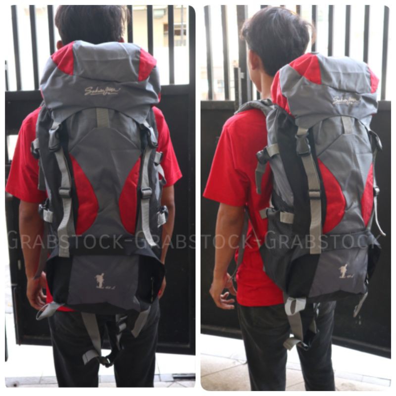 Carrier Plus Raincover Tas Hiking Camping 50L Bahan Bagus Berkualitas IPGC