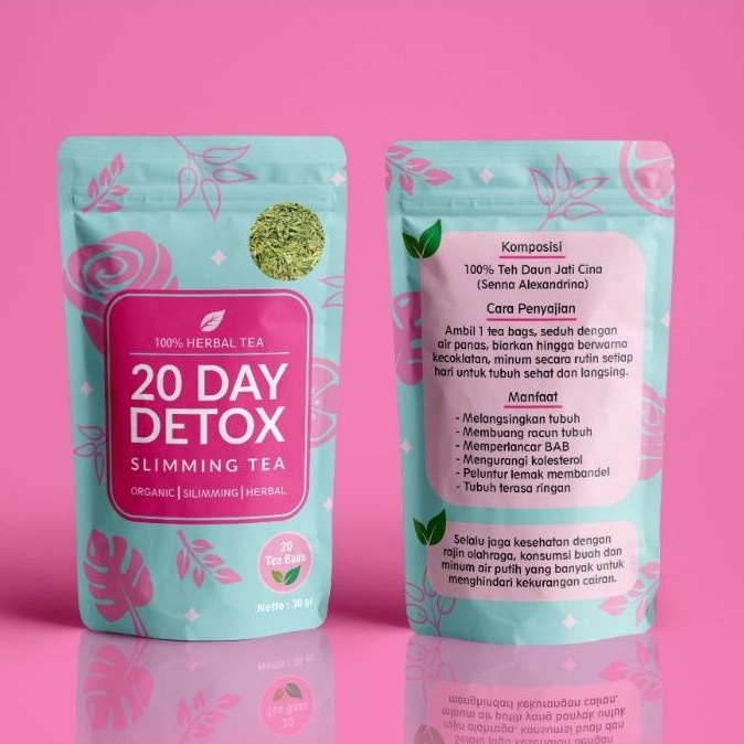 Brendabellz - Senna Leaf Tisane - Teh Detox Pelancar Pencernaan - Isi 20 Tea Bags