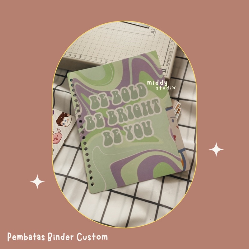 

Pembatas / Divider Binder Custom 20r,26r - A5/B5 KHUSUS 2 LEMBAR
