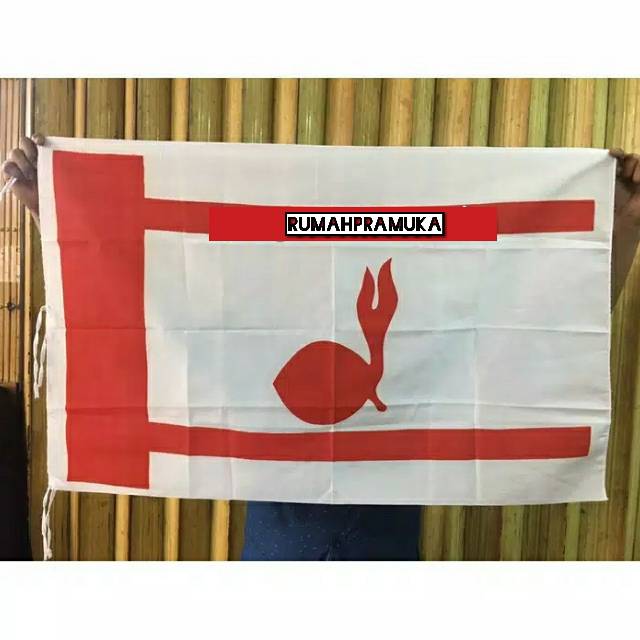 BIJIAN bendera tunas kelapa - bendera pandu dunia - bendera wosm - bendera pramuka - bendera sekolah