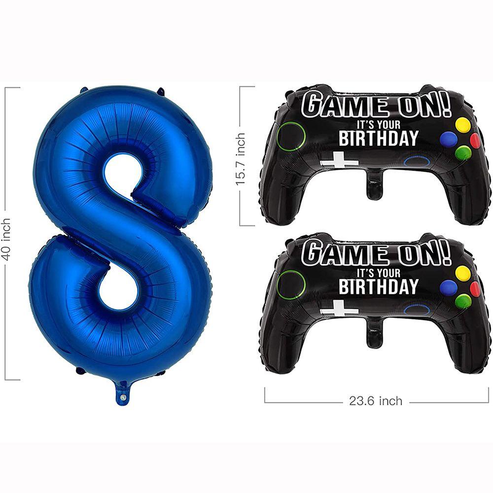 Suyo Gamepad Balon Warna Biru Navy Ukuran 32 Inch Untuk Perlengkapan Pesta