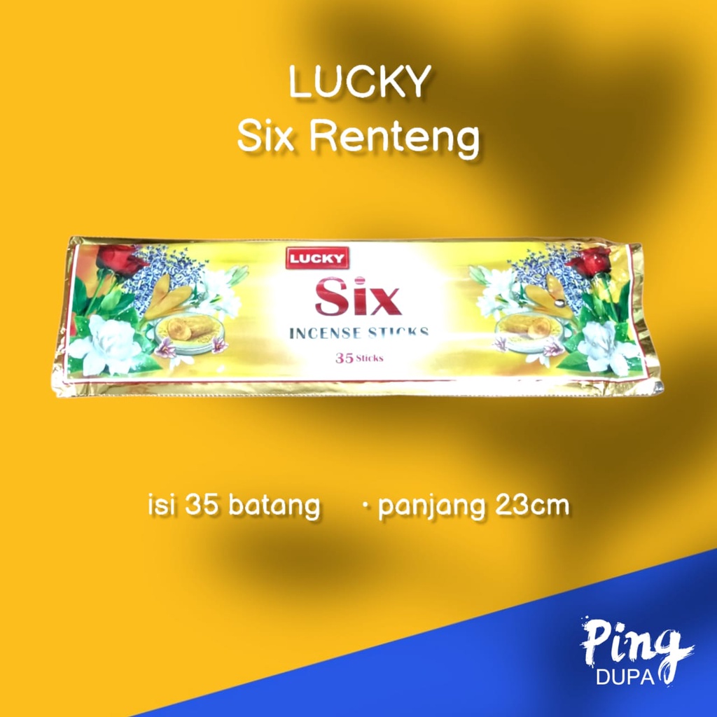 Hio 6 Aroma Six Renteng Isi 35 Batang Dupa By Lucky India