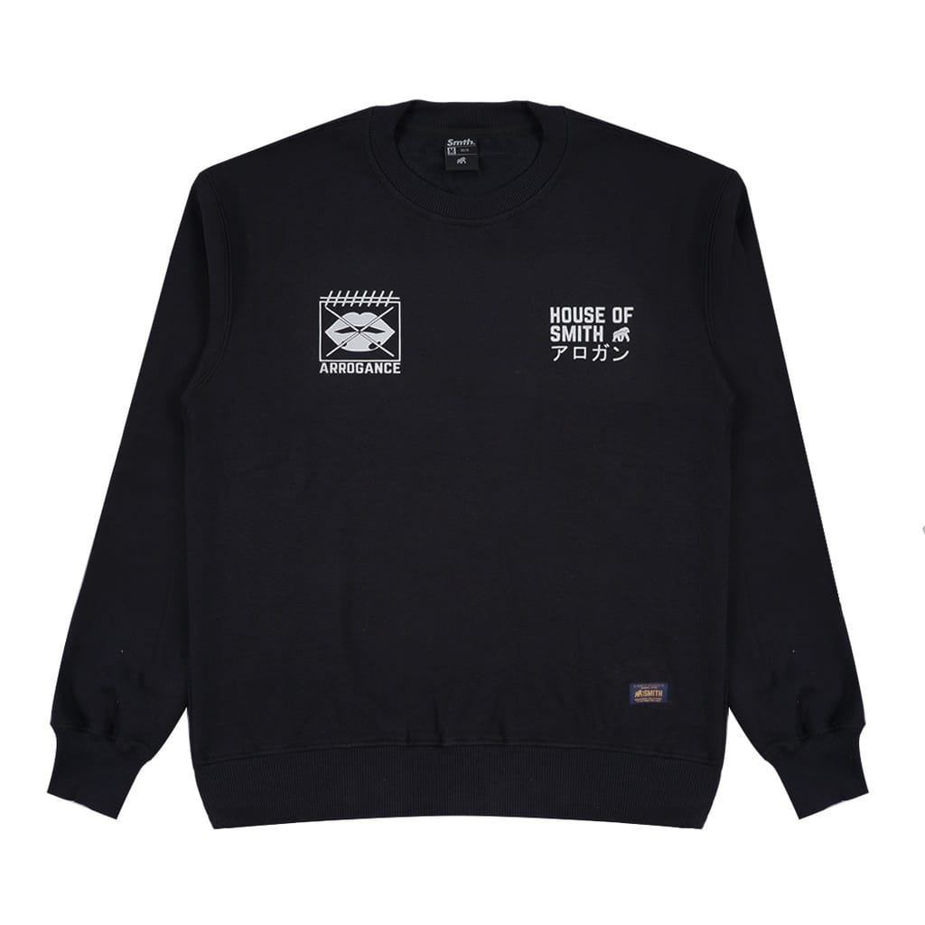 Crewneck Smith Arrogance | House of Smith Crewneck - Crenf White / sweater crewneck smith pria