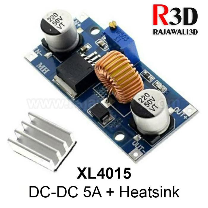 XL4015 5A Adjust DC DC Voltage Step Down Module With Heatsink