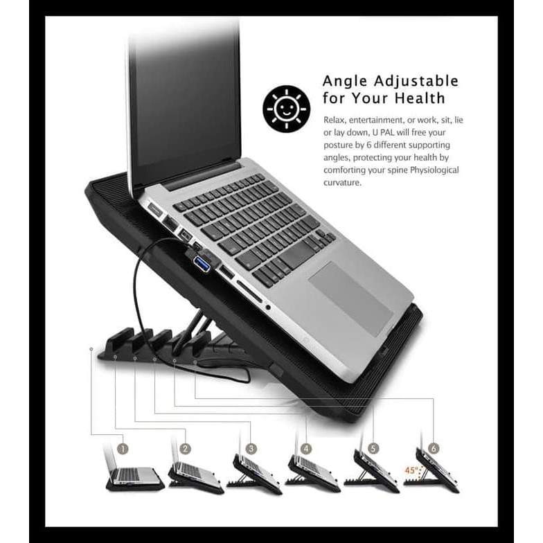 KIPAS LAPTOP DEEPCOOL UPAL 15 inch