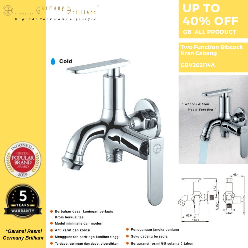 Kran Air / Kran Cabang Germany Brilliant GBV262114A / Germany Brilliant Kran Taman GBV262114A