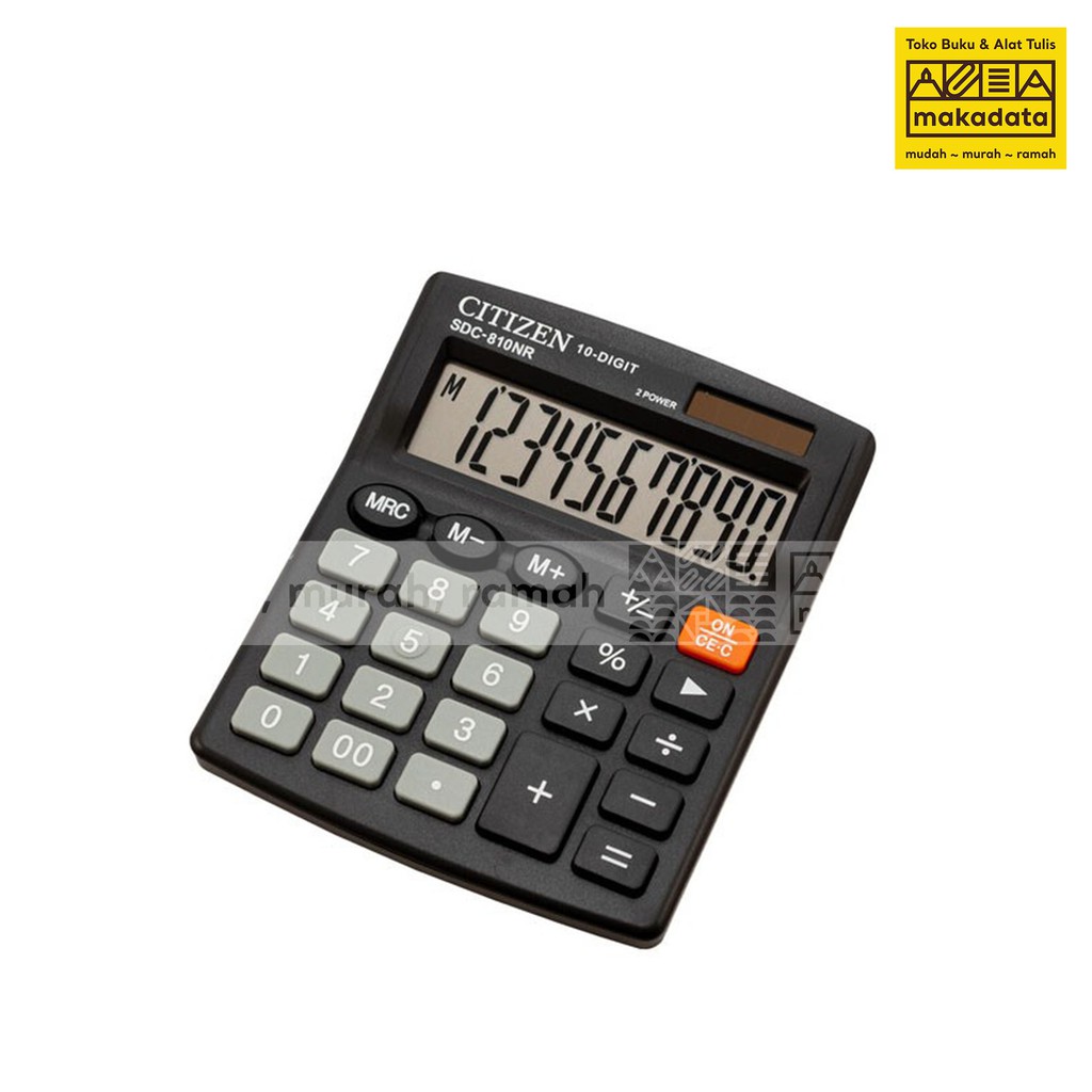 CALCULATOR / KALKULATOR CITIZEN SDC-810 NR MURAH