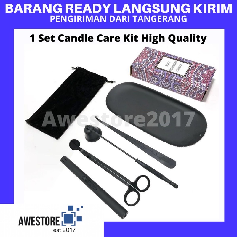 Candle Care Kit Wick Trimmer Set Gunting Sumbu Lilin Aroma Terapi BBW