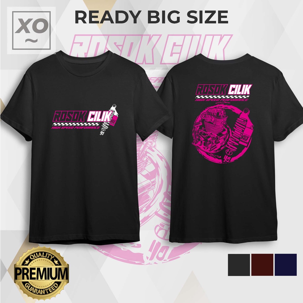 Kaos Racing Honda Rosok /ROSOK CILIK/Squad CB GL Baju Distro Motor Herex Honda Gank Tshirt Otomotif/