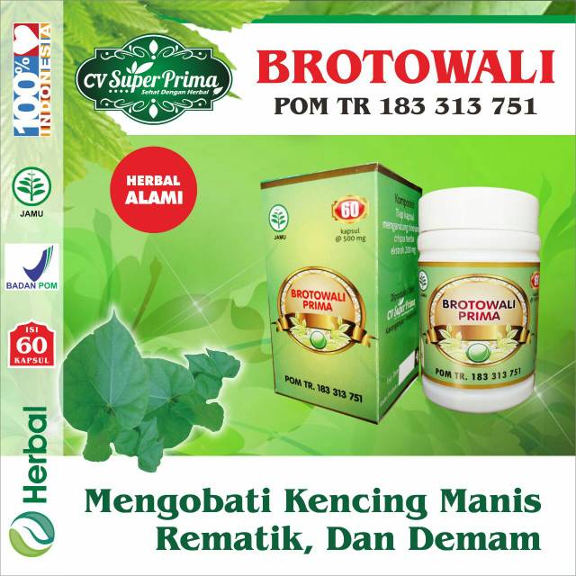 HERBAL BROTOWI PRIMA MENGOBATI KENCING MANIS/REMATIK/DEMAM/ASMA DAN MENINGKATKAN KEKEBALAN TUBUH