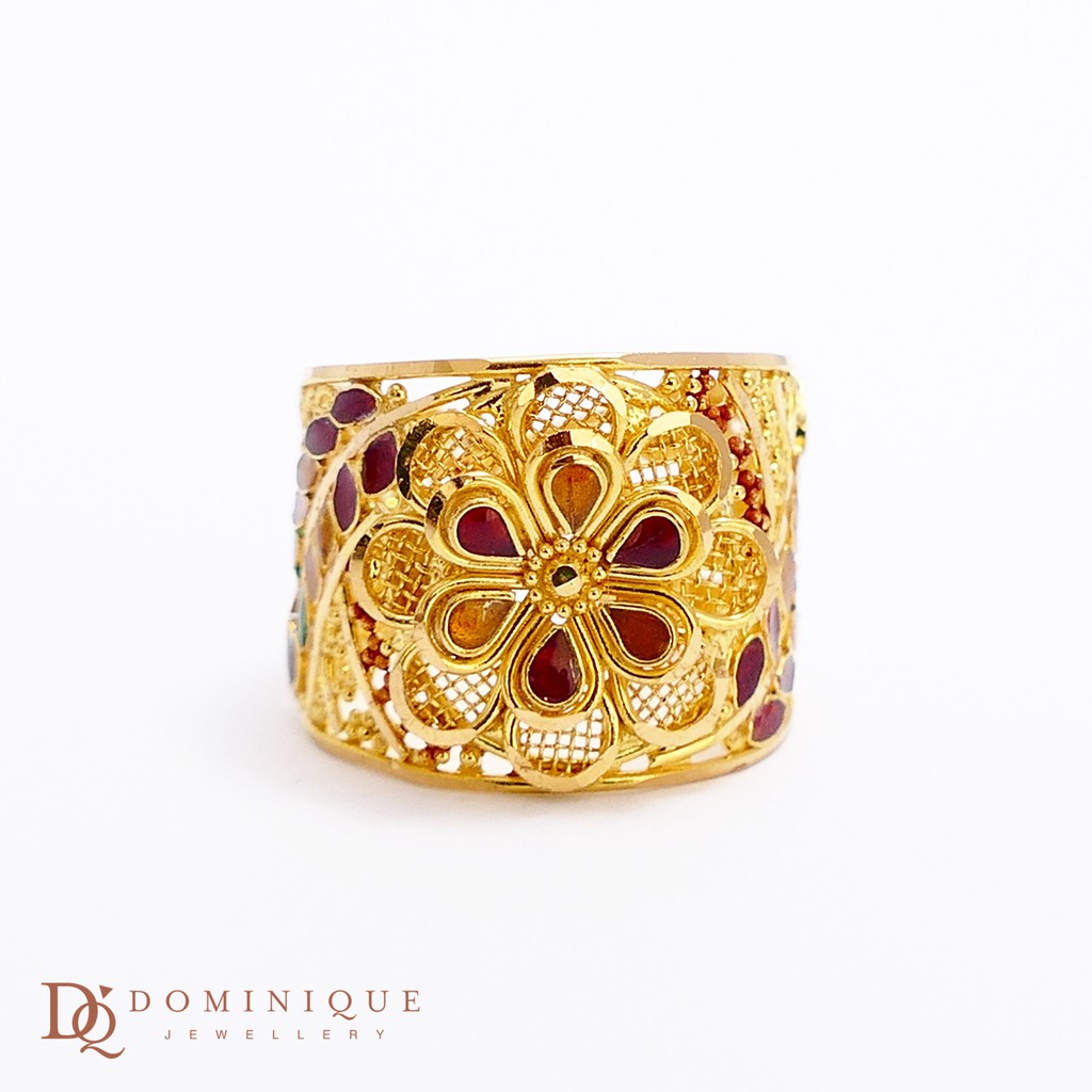 

Dominique Jewellery-Cincin Dubai Standar Internasional 91,6% DQC 1806