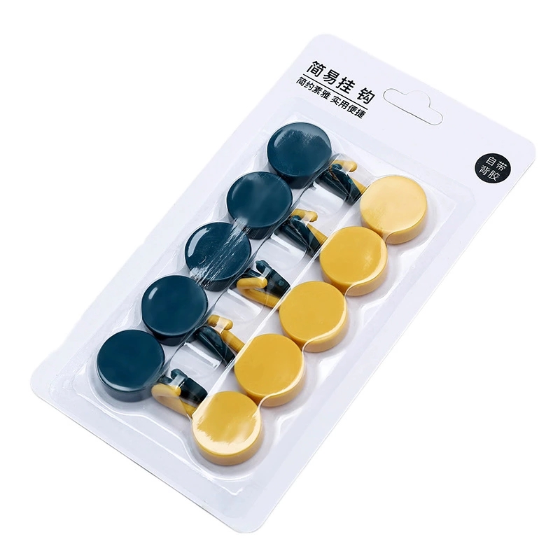 10Pcs/set Ready Stock  Hook / kitchen Strong  Adhesive Hooks / Non-trace Nail Hooks