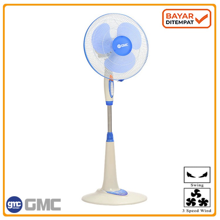 GMC Stand Fan 16 inchn 307 Kipas Angin Berdiri 16 inch Bergaransi Bisa GOJEK