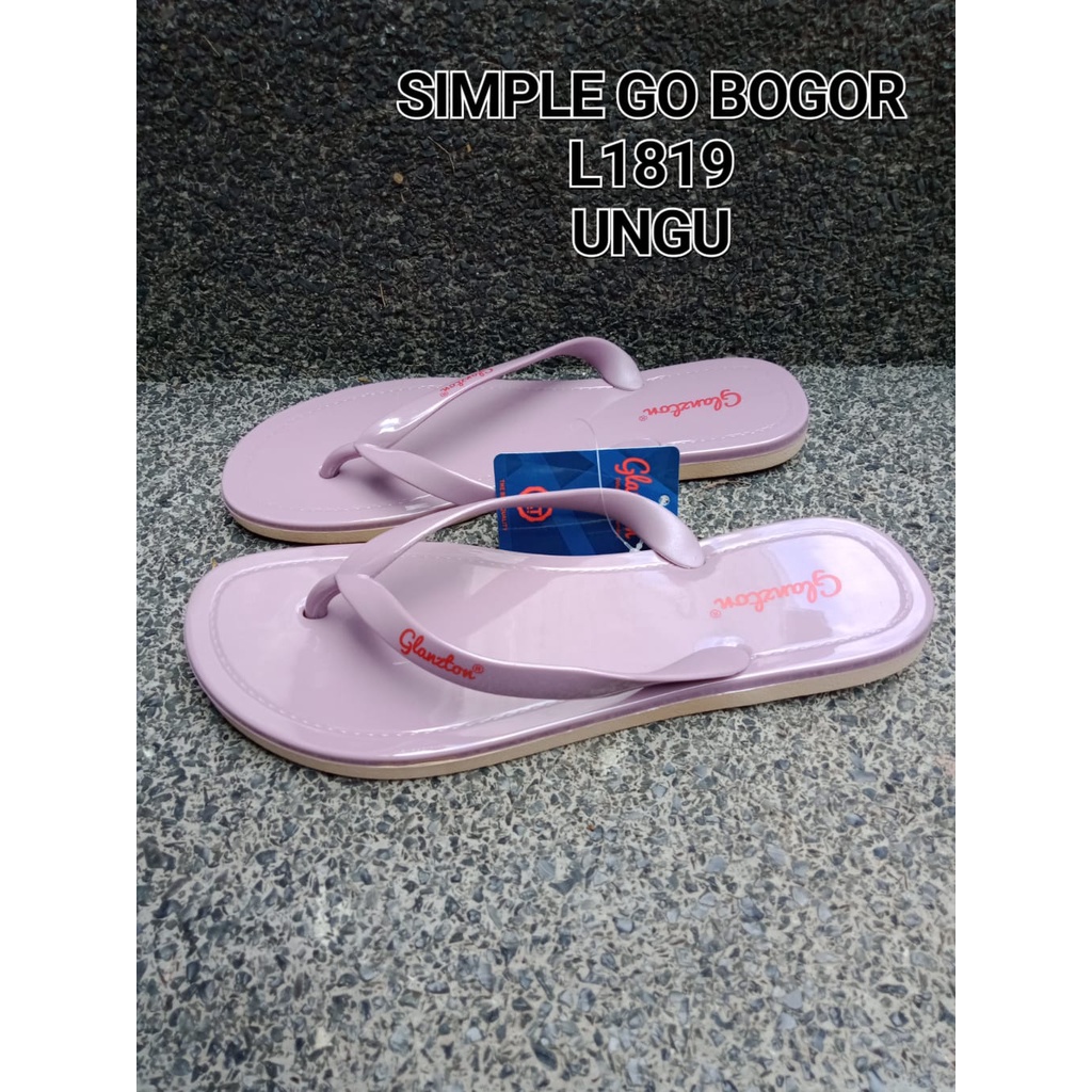 SANDAL FLAT WANITA JELY BEKRO L-1819 POLOS 37-41