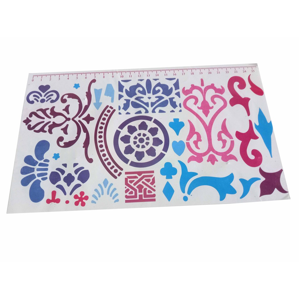 12 pcs Penggaris Fancy seri Batik