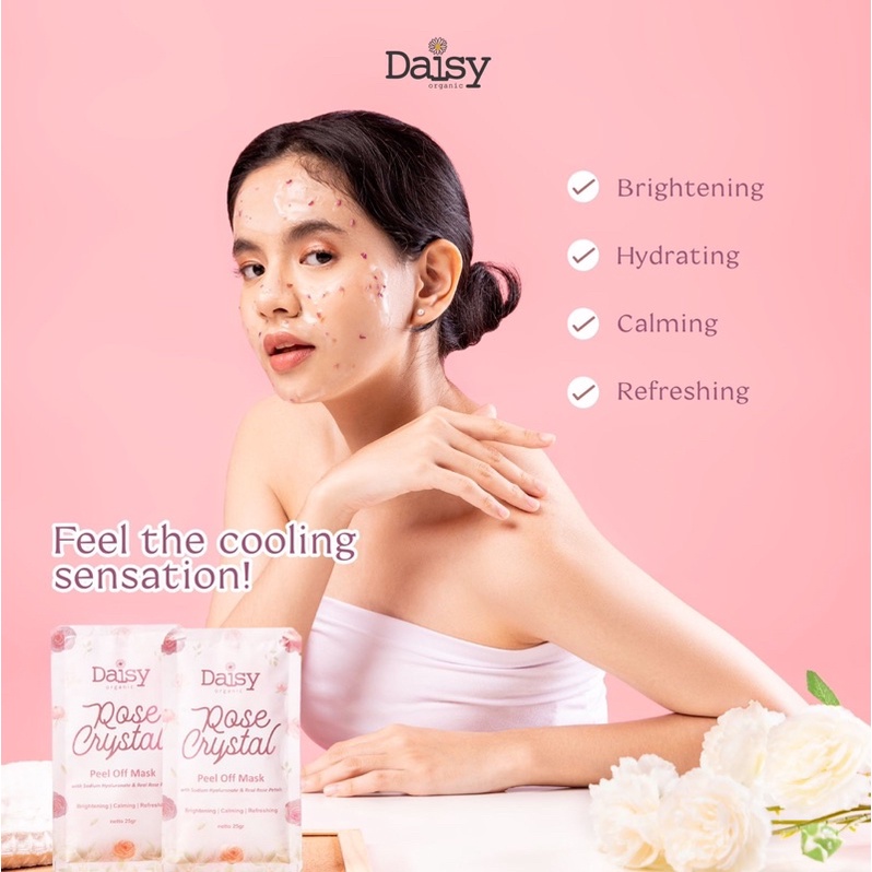 Daisy Organic Rose Crystal Peel Off 25gr