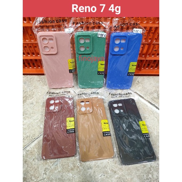 Softcase Reno 7 4G Reno 8 4G Silikon Casing Selicon Case Macaron Pro Camera