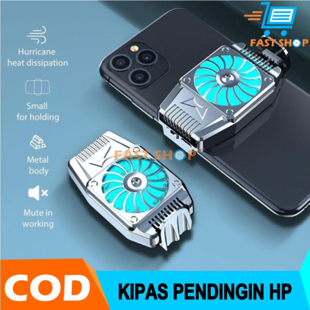 Kipas Pendingin Handphone Cooling Pad Hp Mobile Cooling Fan Pad Cooler Handphone
