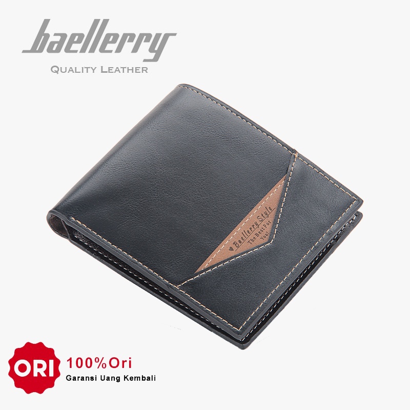 BAELLERRY DR072 Dompet Pria Bahan Kulit PU Leather Premium WATCHKITE WKOS