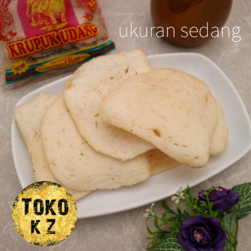 

Kerupuk Udang Cap 2 Gajah Putra Sedang | shrimp crackers