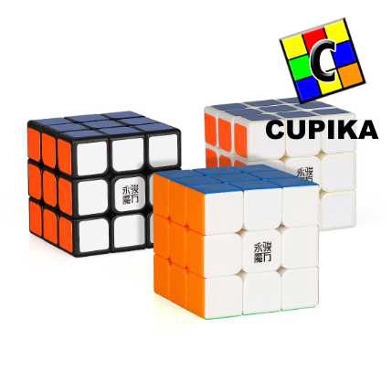 Rubik 3x3 BB Yongjun V4 Yj Guanlong Speed murah BLACKBASE