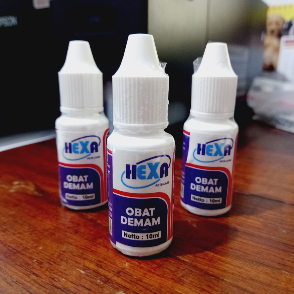 Hexa Obat Demam 10 ml - Untuk Kucing &amp; Anjing