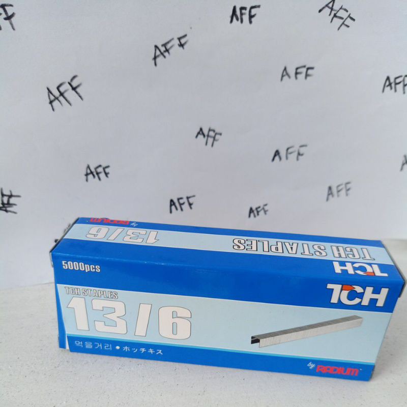 

Isi Staples / Refill Staples / Staples Jok / Gun Tacker 13 /6 Ukuran 6 mm Harga Murah Kualitas Bagus